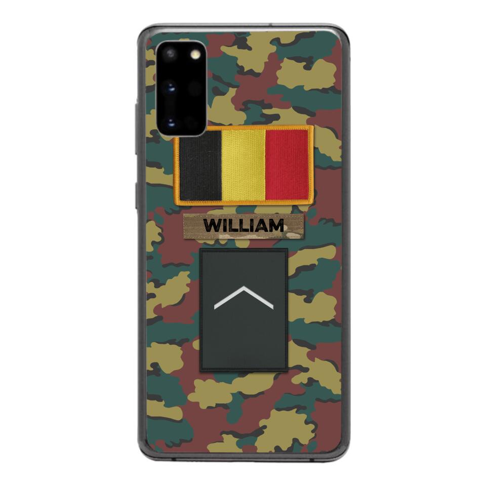 PERSONALIZED BELGIUM VETERAN CAMO PHONECASE MTDT2103