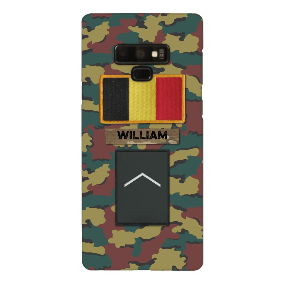 PERSONALIZED BELGIUM VETERAN CAMO PHONECASE MTDT2103