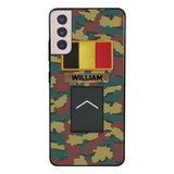 PERSONALIZED BELGIUM VETERAN CAMO PHONECASE MTDT2103