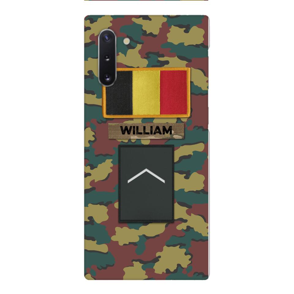 PERSONALIZED BELGIUM VETERAN CAMO PHONECASE MTDT2103