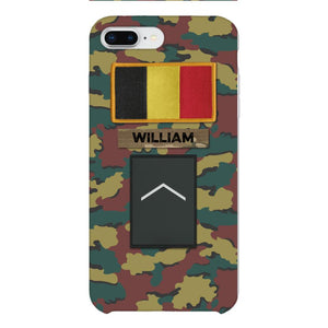 PERSONALIZED BELGIUM VETERAN CAMO PHONECASE MTDT2103