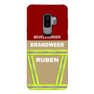 Personalized Netherlands Firefighter Phone Case Printed 22MAR-DT24