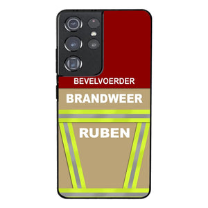 Personalized Netherlands Firefighter Phone Case Printed 22MAR-DT24