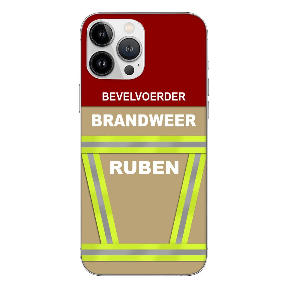 Personalized Netherlands Firefighter Phone Case Printed 22MAR-DT24