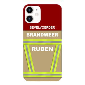 Personalized Netherlands Firefighter Phone Case Printed 22MAR-DT24