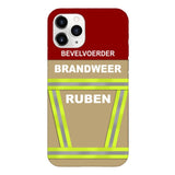 Personalized Netherlands Firefighter Phone Case Printed 22MAR-DT24