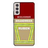 Personalized Netherlands Firefighter Phone Case Printed 22MAR-DT24