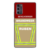 Personalized Netherlands Firefighter Phone Case Printed 22MAR-DT24