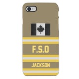 Personalized Canadian Firefighter Phone Case Printed 22MAR-HC24