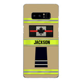 Personalized Canadian Firefighter Rank Phone Case Printed MTDT2403