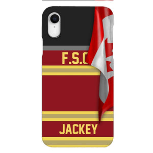 Personalized Canadian Firefighter Phone Case Printed 22MAR-HQ24