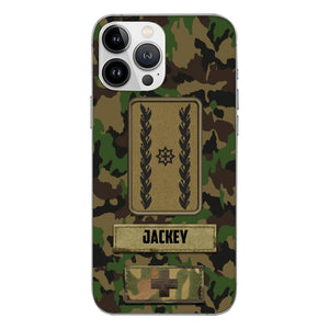 Personalized Swiss Soldier Camo Phone Case Printed 25MAR-HQ26