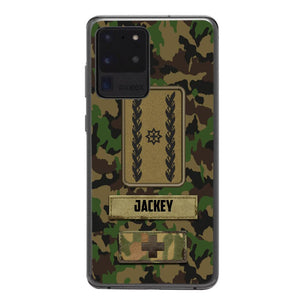 Personalized Swiss Soldier Camo Phone Case Printed 25MAR-HQ26