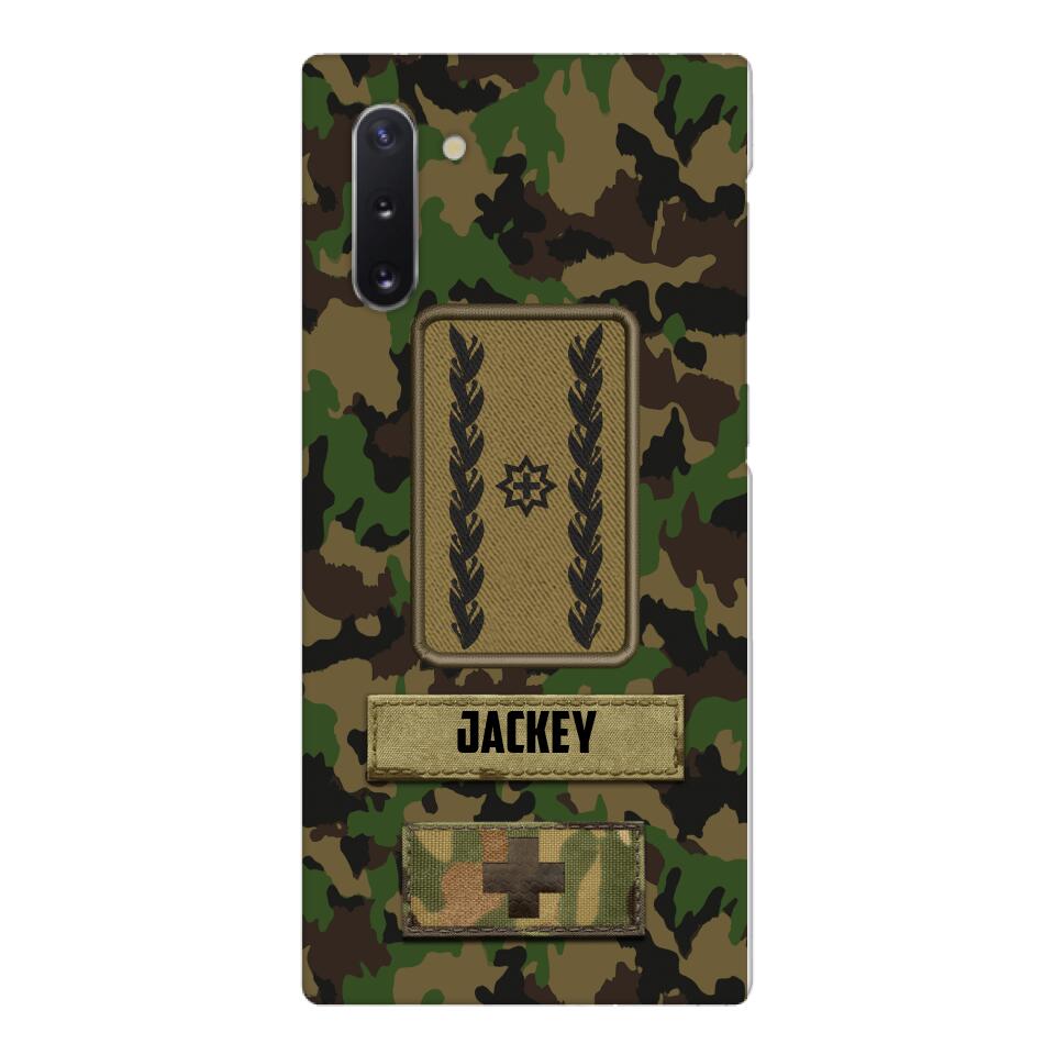 Personalized Swiss Soldier Camo Phone Case Printed 25MAR-HQ26