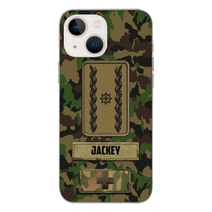 Personalized Swiss Soldier Camo Phone Case Printed 25MAR-HQ26