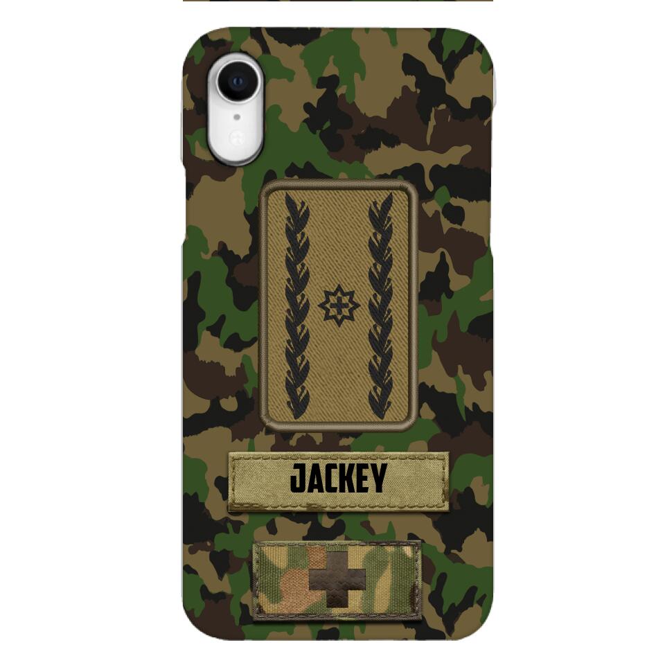 Personalized Swiss Soldier Camo Phone Case Printed 25MAR-HQ26