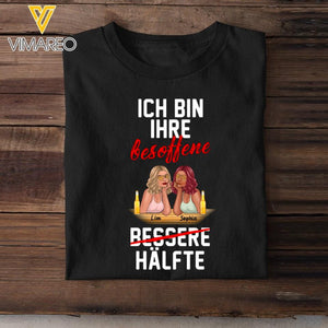 Personalized Ich Bin Ihre Besofffene Besties Tshirt QTHC3103