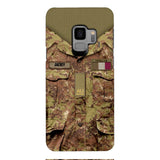 Personalized Italian Soldier/Veterans Phone Case Printed 22MAR-HQ31