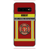 Personalized U.S Firefighter Phone Case Printed 22APR-LN01