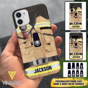 DH Personalized British Firefighter Phone Case Printed DT074