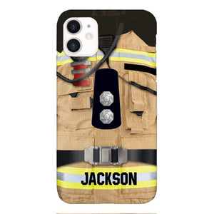 DH Personalized British Firefighter Phone Case Printed DT074