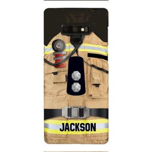 DH Personalized British Firefighter Phone Case Printed DT074