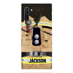 DH Personalized British Firefighter Phone Case Printed DT074