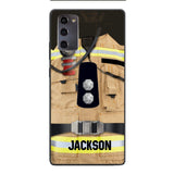 DH Personalized British Firefighter Phone Case Printed DT074