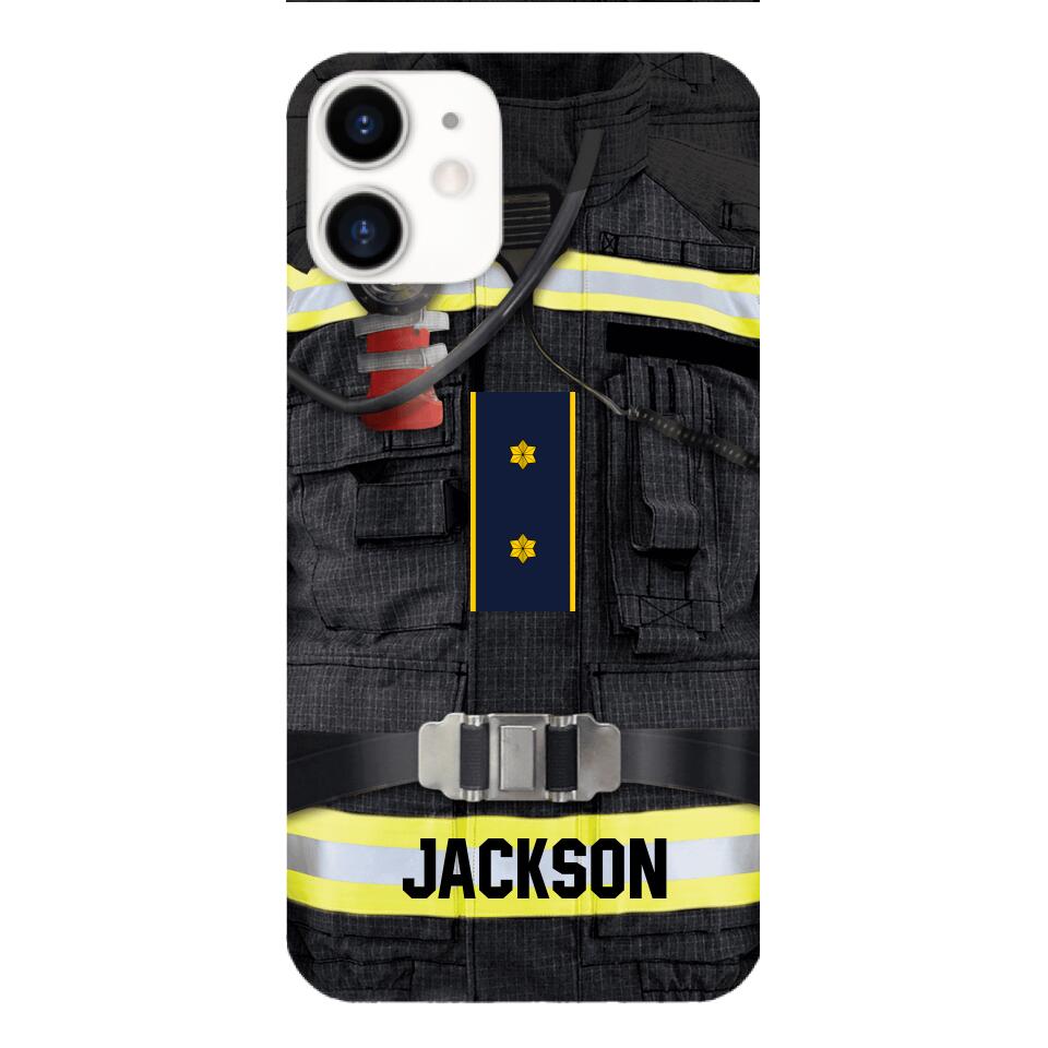 DH Personalized Denmark Firefighter Phone Case Printed DT074