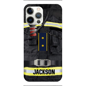 DH Personalized Denmark Firefighter Phone Case Printed DT074