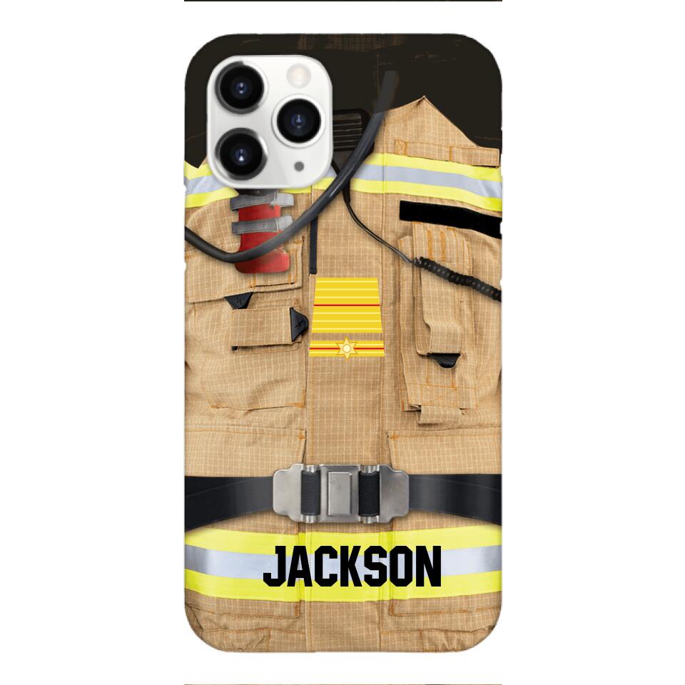 DH Personalized Netherland Firefighter Phone Case Printed DT074