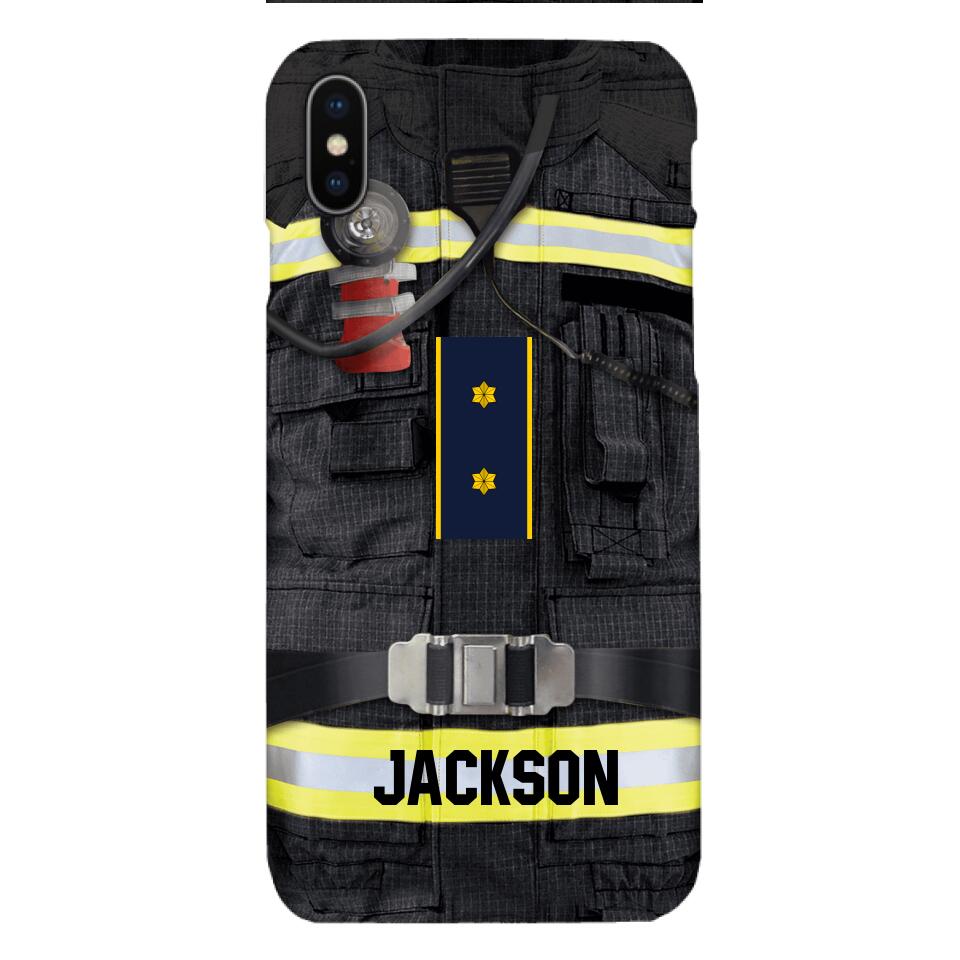 DH Personalized Denmark Firefighter Phone Case Printed DT074