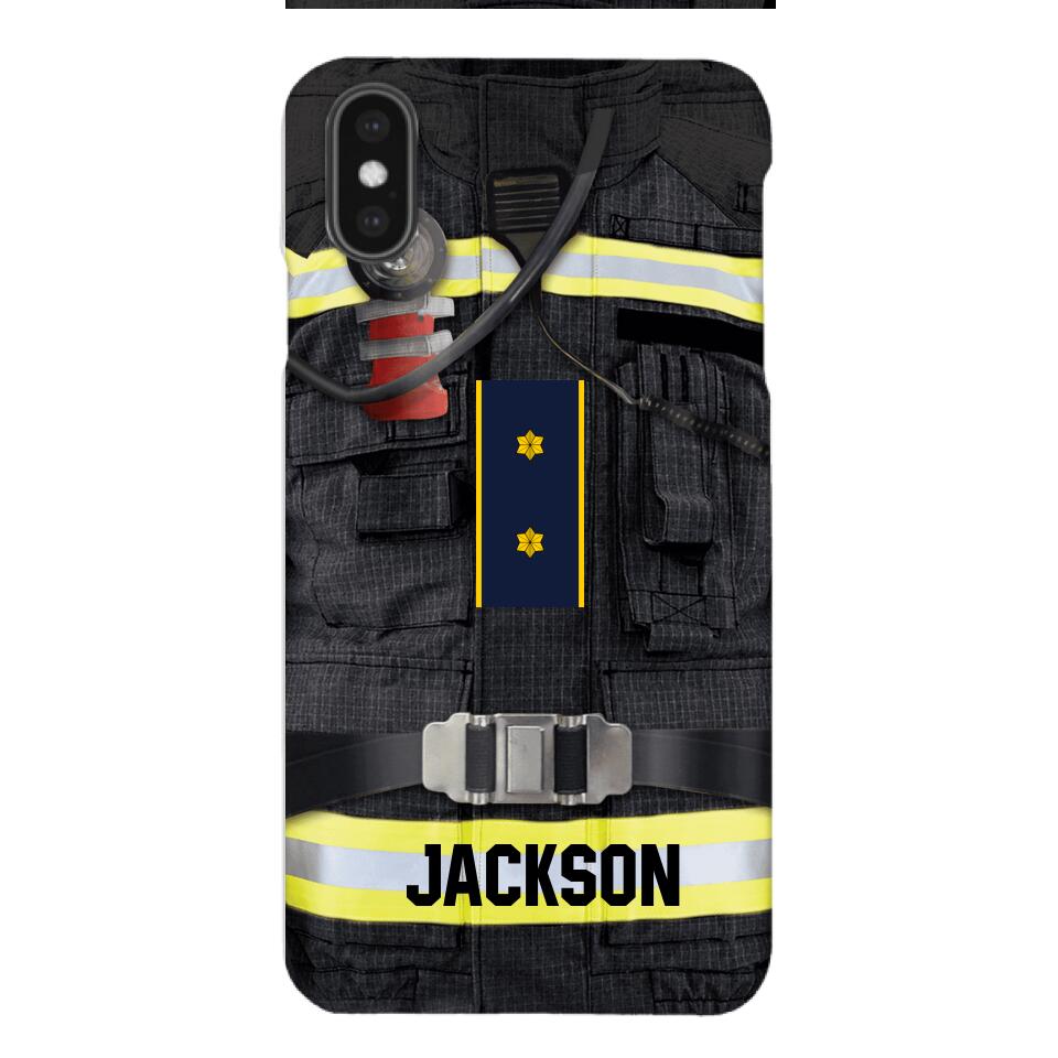 DH Personalized Denmark Firefighter Phone Case Printed DT074