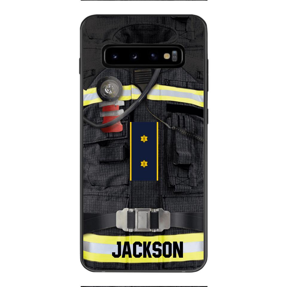 DH Personalized Denmark Firefighter Phone Case Printed DT074