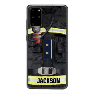 DH Personalized Denmark Firefighter Phone Case Printed DT074