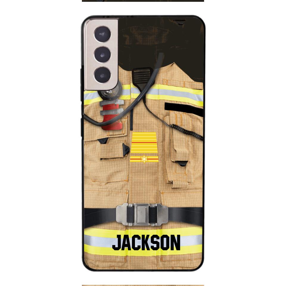 DH Personalized Netherland Firefighter Phone Case Printed DT074