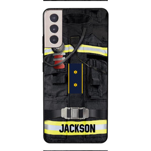 DH Personalized Denmark Firefighter Phone Case Printed DT074