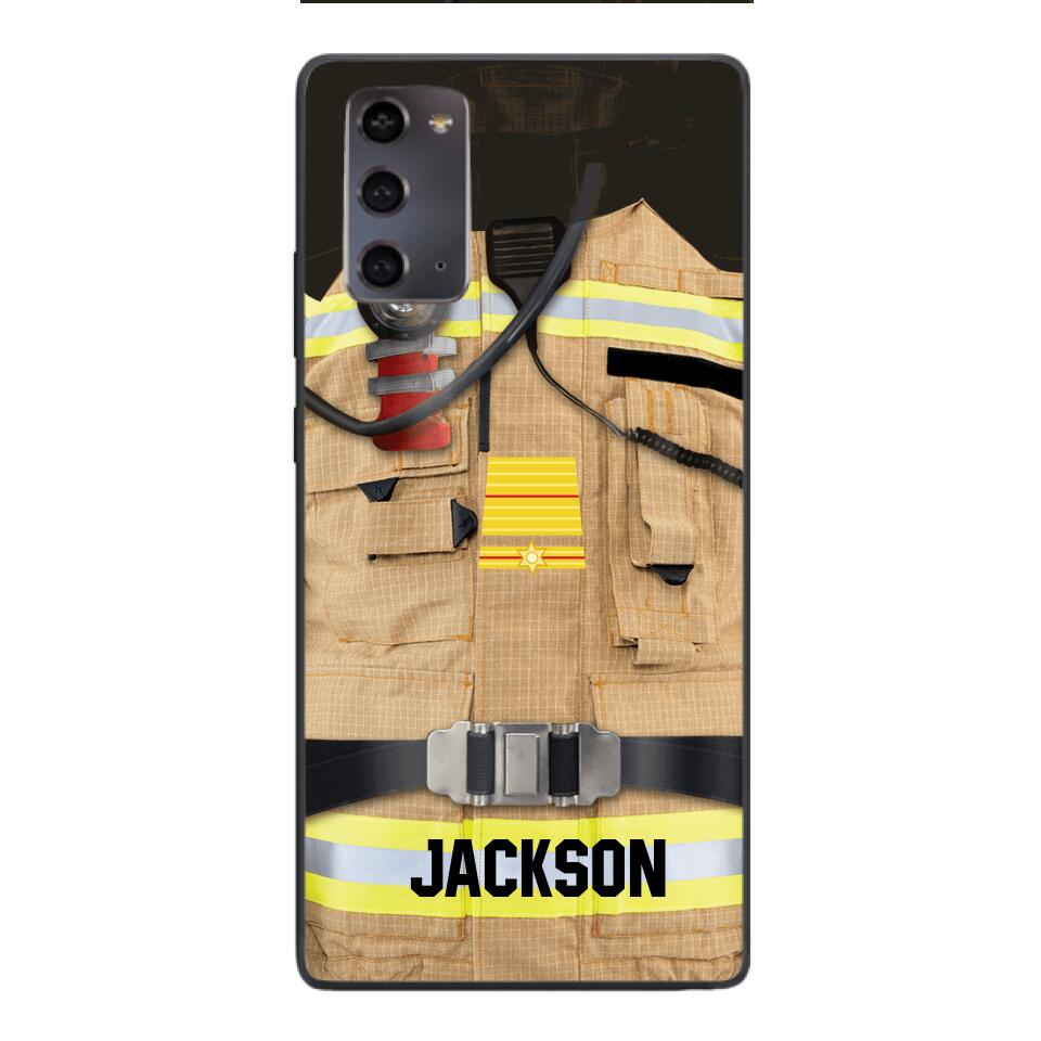 DH Personalized Netherland Firefighter Phone Case Printed DT074