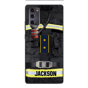 DH Personalized Denmark Firefighter Phone Case Printed DT074