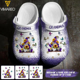 Personalized Grandma Kids Clog Slipper Shoes Printed 22APR-DT08