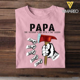 DH Personalized Papa Veteran The Myth The Legend Tshirt Printed DT1204