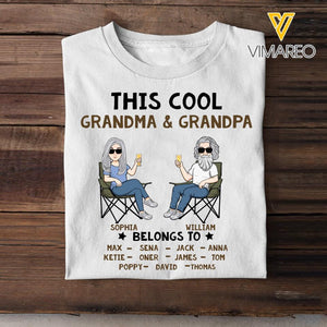 Personalized This Cool Grandma & Grandpa Beer Tshirt Printed 22APR-HC14