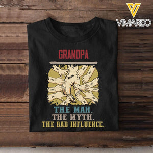 PERSONALIZED GRANDPA THE MAN THE MYTH  TSHIRT V3Q 1504