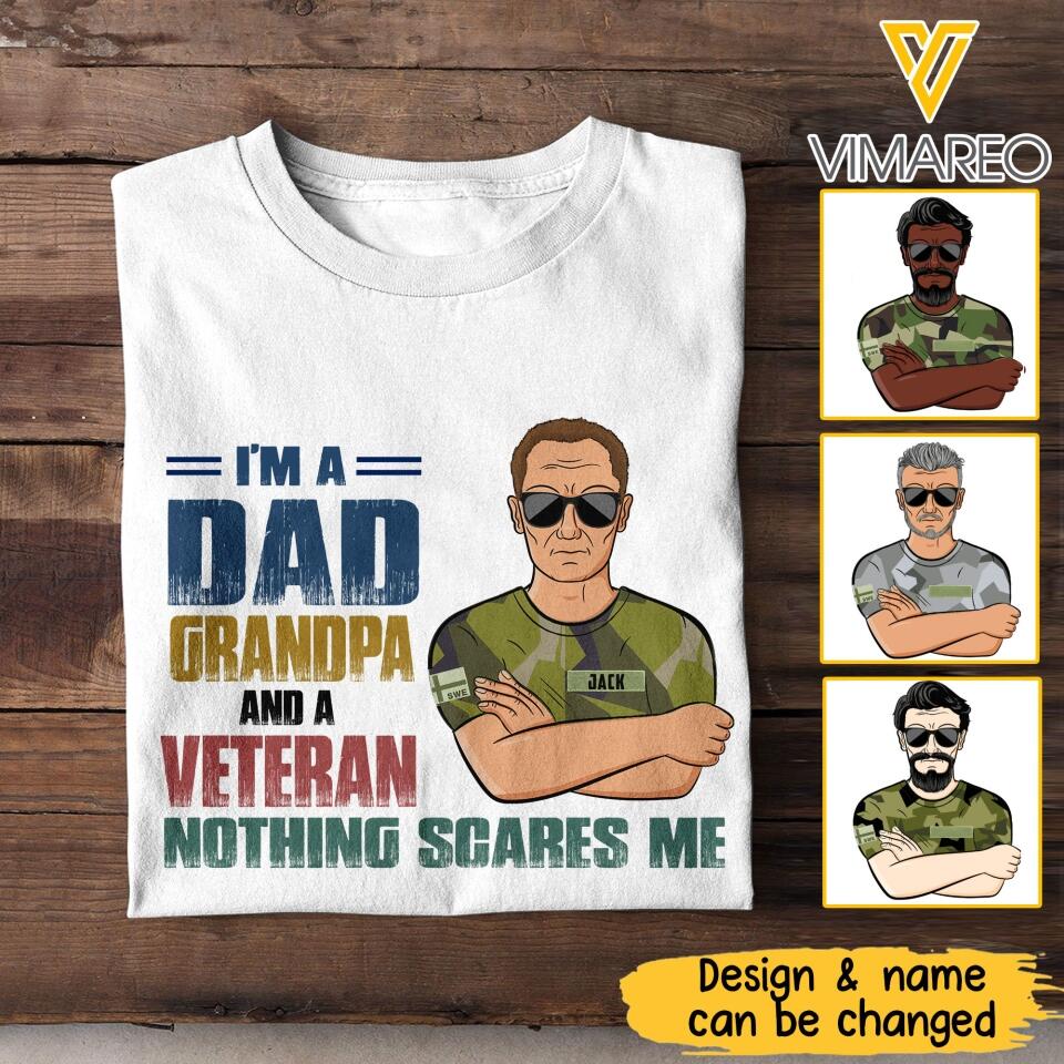 Personalized Swedish Veterans Dad Grandpa Tshirt Printed 22APR-LN15