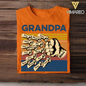 Personalized Grandpa Kid Tshirt Printed 22APR-DT18