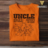 Personalized Uncle Niece's Best Friend Nephew's Best Partner in Crime Tshirt QTDT1804