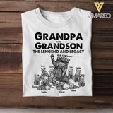 Personalized Grandpa & Grandson Beer Tshirt Printed 22APR-HC19