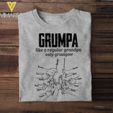 Personalized Grumpa Grumpier Grandpa Shirt Father's Day Gifts