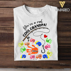 Personalized You're A Reel Cool Grandpa Tshit Printed 22APR-DT20