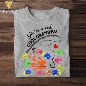 Personalized You're A Reel Cool Grandpa Tshit Printed 22APR-DT20